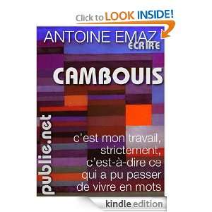   en mots (French Edition) Antoine Emaz  Kindle Store