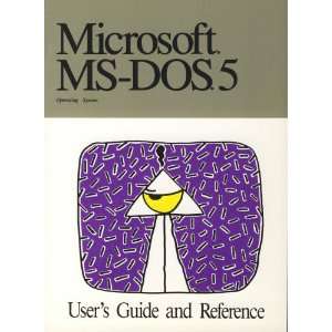  Microsoft MS DOS Users Guide and Reference 5.0 Books