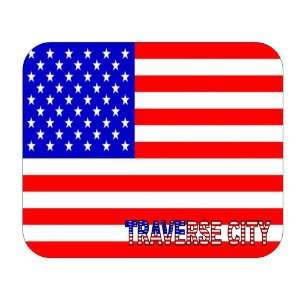  US Flag   Traverse City, Michigan (MI) Mouse Pad 