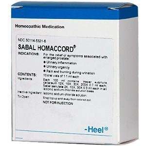   Sabal Homaccord, 10 Oral Vials of 1.1 ml Each