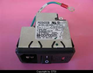 Corcom 10 Amp Power Entry Filter PSOSXDS3B ~STSI  