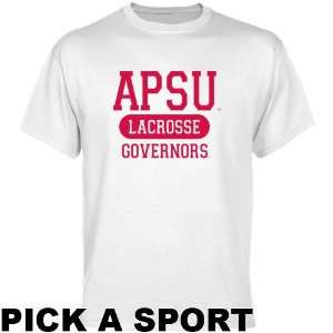  Austin Peay State Governors White Custom Sport T shirt 