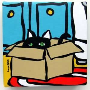   . Spike in Box by Marc Tetro (6 x 6 x 1 3/8 inches)