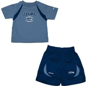  Reebok Seattle Seahawks Infant T Shirt & Short Set Sports 