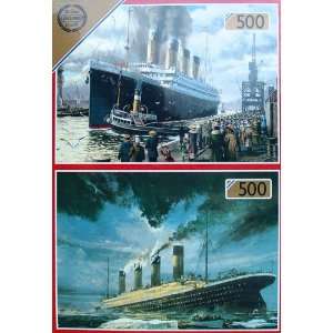  Titanic Jigsaw Puzzle 2 X 500 Piece Toys & Games