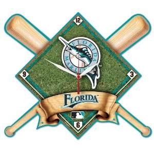   MLB Florida Marlins High Definition Clock