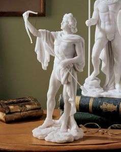 Classical Greek God of Divination Apollo Bonded Marble Statue  