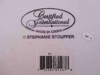 Certified Stephanie Stouffer Bon Appetit Dinner Plate  