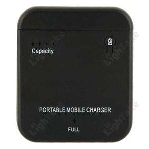   Portable Mobile Power Charger for Apple iPhone 4 4G Station Black