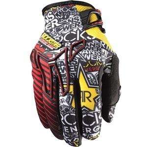   Racing Youth Rockstar Gloves   Youth Small/Black/Red Automotive