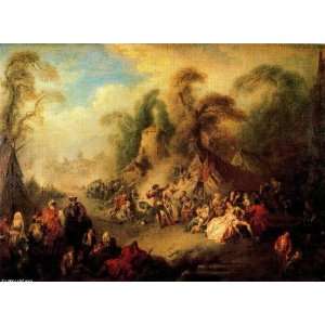  FRAMED oil paintings   Jean Baptiste Joseph Pater   24 x 