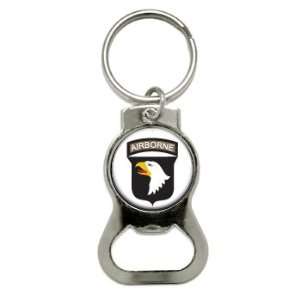  US Army Airborne   Bottle Cap Opener Keychain Ring 