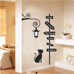   Signpost Wall Art Deco Home Decal Mural Paper Sticker Adhesive  