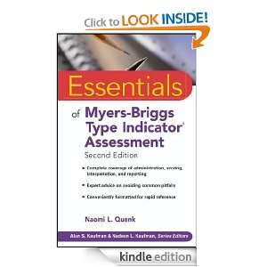   Type Indicator® Assessment (Essentials of Psychological Assessment