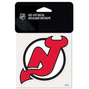  New Jersey Devils 4x4 Die Cut Decal