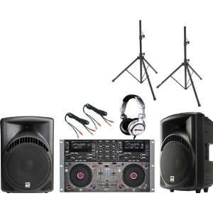  Gemini CDMP 6000 / RS 412 DJ Package Musical Instruments