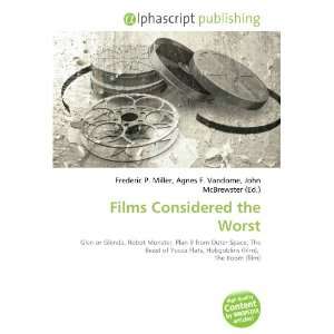  Films Considered the Worst (9786133901247) Books