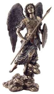 Archangel Raphael Cold Cast Bronze Statue TL  