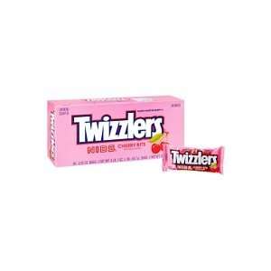 Twizzlers Nibs Candy, Cherry Bits, 2.25 oz, 36 Count (Pack of 2 