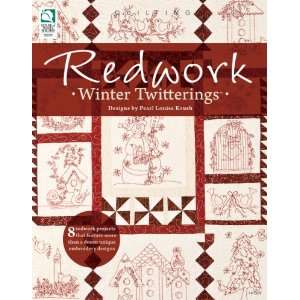  House of White Birches Redwork Winter Twitterings Arts 