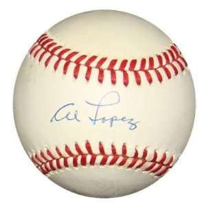 Al Lopez Autographed Ball   Hall of Famer Official WHITE SOX 