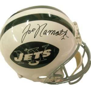  Joe Namath Autographed Helmet   Replica