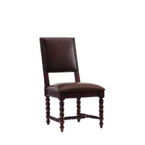   Montecito Maple Barley Twist Leg Side Chair Furniture & Decor