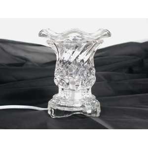   Incense Oil Aromatherapy Burner   Twirled   Clear