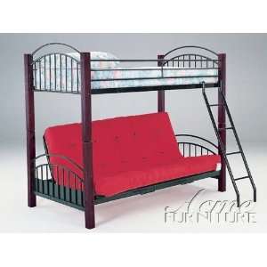  Contemporary Twin/Full Futon Bunk Bed by Acme Furniture 