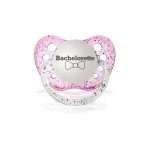 Glitter Pink Orthodontic Expression Pacifiers Bachelorette