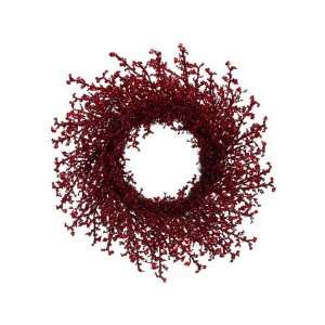  28 Ice Twig Wreath Red (Pack of 2)