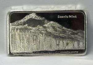 Scenic Mint 10 oz silver bar .999 fine bullion bar  
