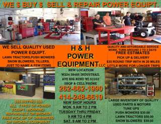 items in H AND H POWER EQUIPMENT LLC 
