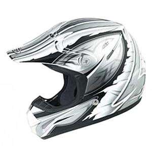  GMax GM46X Helmet   Medium/Silver Automotive
