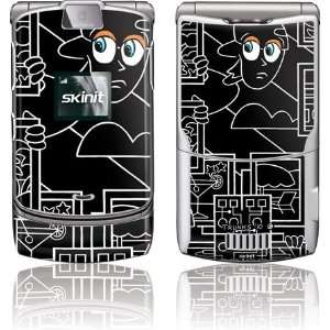  Pitch Black skin for Motorola RAZR V3 Electronics