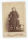 Little Girl Standing on Chair   Cleveland, Ohio   A.D. Burke & Co 
