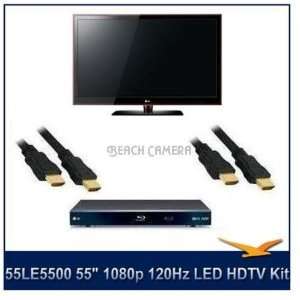  LG 55LE5500 55 Full HD 1080P Broadband 120Hz LED LCD TV LED 