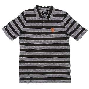 San Francisco Giants Ardent Garment Washed Striped Polo by Antigua