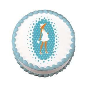 Edible Chic Mom Cake Decal (1 pc)  Grocery & Gourmet Food