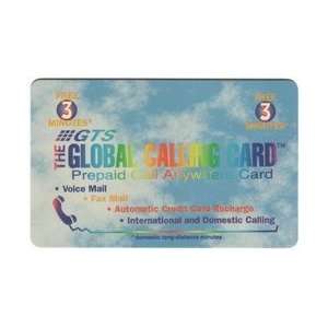  Collectible Phone Card 3m Free Global Calling Card 