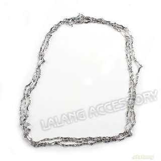 10x Wave Twist Chain Necklace 2mm + W Hook Clasp 130276  