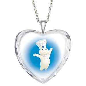 Pillsbury Doughboy Crystal Pendant Jewelry