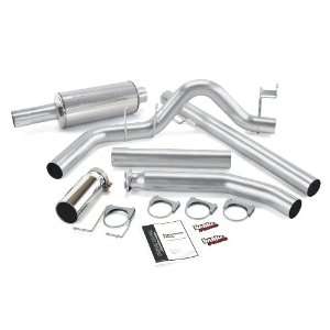 Banks Power 48637 Monster Exhaust System; 4 in. In/Out; Incl. Turbine 
