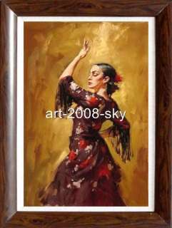 Original Oil painting artdanceon canvas 24x36  
