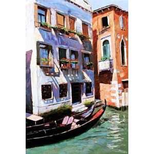  Backwater, Venice (Gic) Poster Print