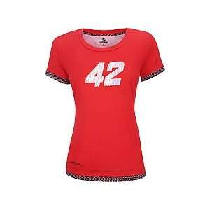   The Wall NASCAR Collection Juan Pablo Montoya Number Sequin Knit Top
