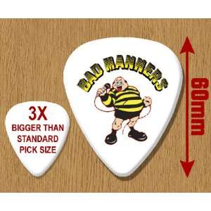  Bad Manners BIG Guitar Pick Musical Instruments