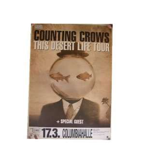  The Counting Crows Poster Concert Berlin Desert Life 
