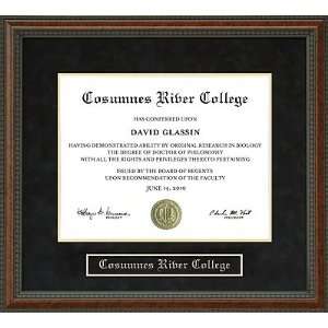  Cosumnes River College Diploma Frame