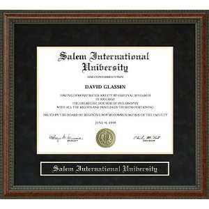  Salem International University Diploma Frame Sports 